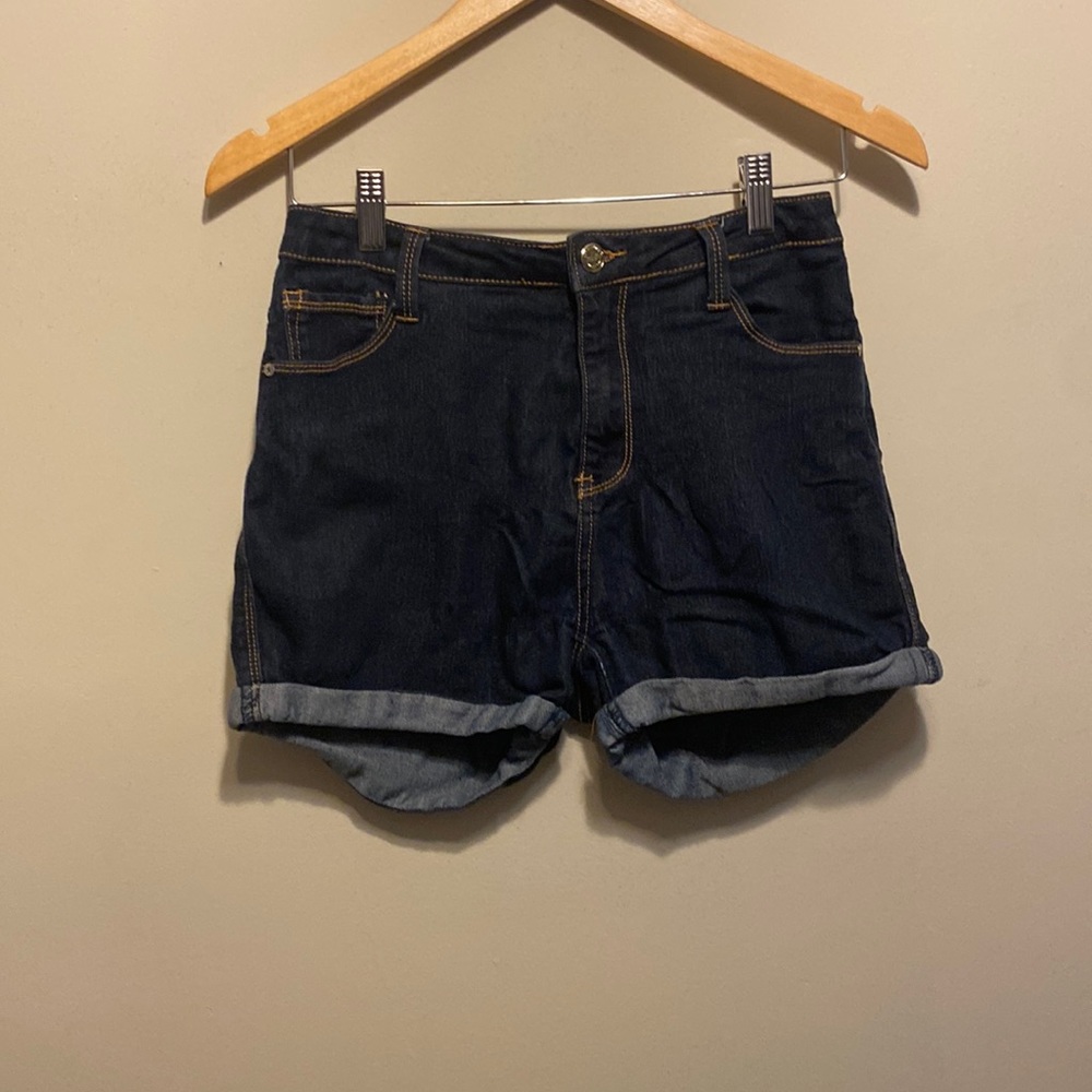 Papaya Denim Shorts